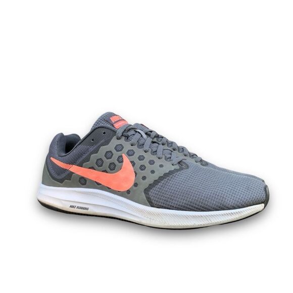 Nike Downshifter Cool Grey Lava Glow Running Athletic Shoes Women’s size 11 - Picture 7 of 15